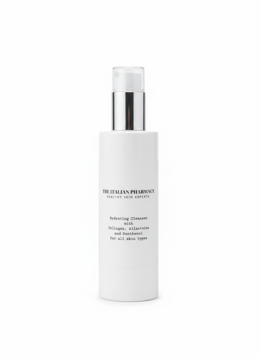 The Italian Pharmacy Foaming Cleanser on a clean, minimal background